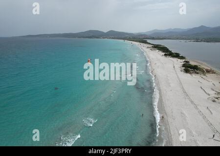 La Cinta Beach, Costa Smeralda, Sardinia, Italy Stock Photo