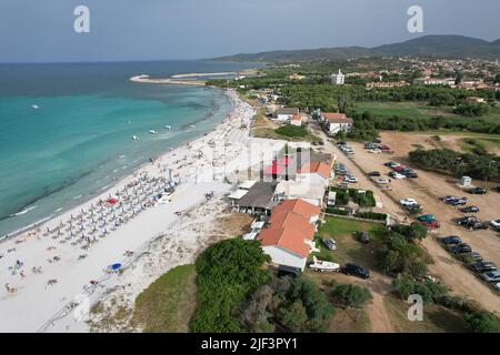 La Cinta Beach, Costa Smeralda, Sardinia, Italy Stock Photo