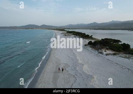 La Cinta Beach, Costa Smeralda, Sardinia, Italy Stock Photo