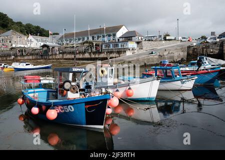 Scenes in and around Porthleven Harbour, Cornwall Stock Photo