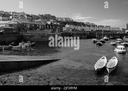 Scenes in and around Porthleven Harbour, Cornwall Stock Photo