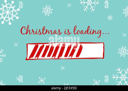Progress bar new year 2022. Goal planning. Loading vector illustration for graphic design, website Stock Vector