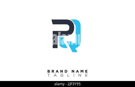 PQ Alphabet letters Initials Monogram logo Stock Vector