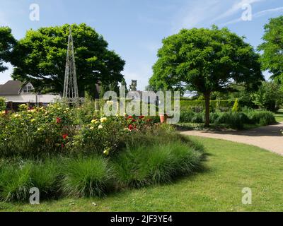 Festival Gardens in Springfields Outlet Shopping and Leisure Centre Camelgate Spalding Lincolnshire England UK Stock Photo