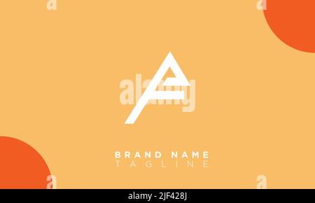 FA Alphabet letters Initials Monogram logo Stock Vector