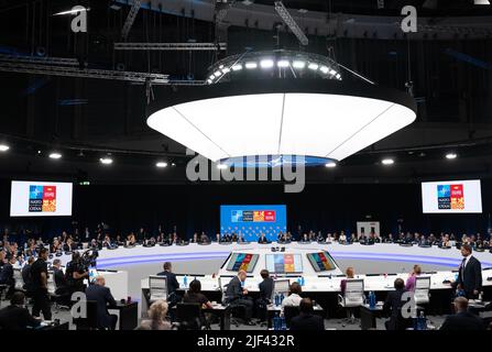 A general view during the Nato summit in Madrid, Spain. Picture date: Wednesday June 29, 2022. Stock Photo