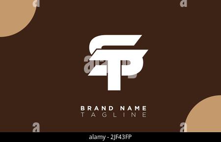 SP Alphabet letters Initials Monogram logo Stock Vector