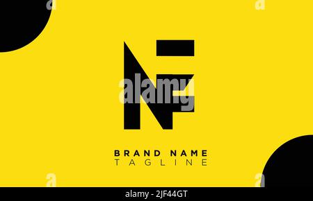 NE Alphabet letters Initials Monogram logo EN, N and E Stock Vector