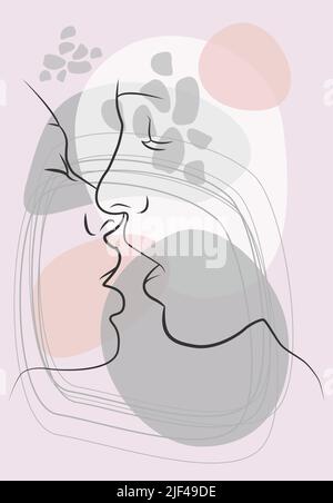 Vector illustration drawn by hand. Abstract design with doodles and various shapes. Modern art isolated vector graphics. Minimalistic. Boho style. Stock Vector