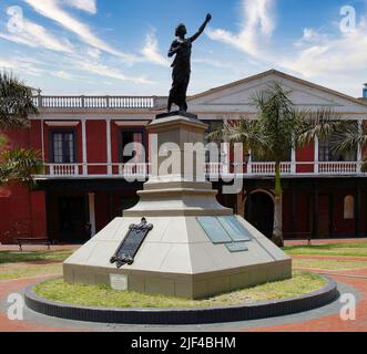 The LIMA Exposition Park dates back to the Lima International Exhibition of 1900. A beautiful green space in the center of the capital of Peru Stock Photo