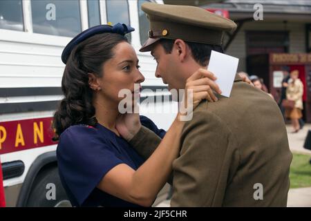 CHAPLIN,HUSTON, THE LONGEST RIDE, 2015 Stock Photo