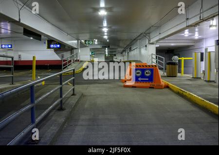 Parking Garage entry, Stock Photo