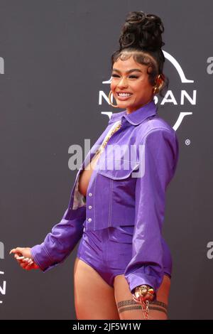 LOS ANGELES - JUN 26: India Love Westbrooks at the 2022 BET Awards at