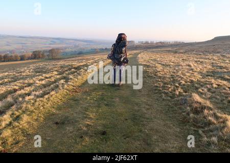 The Richard Mountain Way. Lake district national park. Cumbria. England. UK Stock Photo