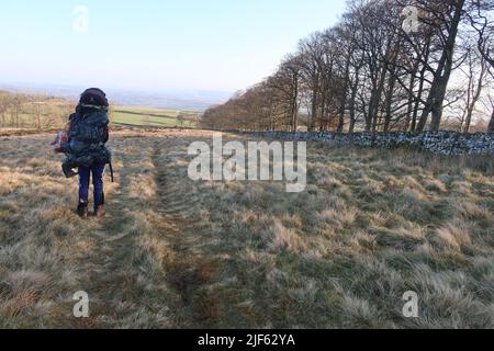 The Richard Mountain Way. Lake district national park. Cumbria. England. UK Stock Photo