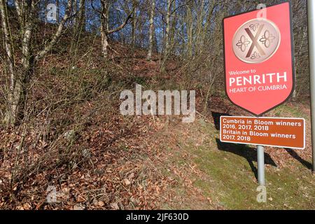 The Richard Mountain Way. Lake district national park. Cumbria. England. UK Stock Photo