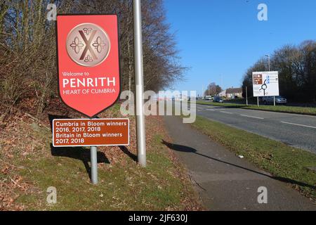 The Richard Mountain Way. Lake district national park. Cumbria. England. UK Stock Photo