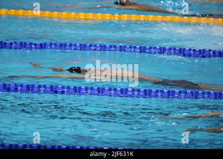 Ryan Murphy of USA Finale 100 M Backstroke Men  during the 19th FINA World Championships Budapest 2022, Swimming event on June 20 2022 in Budapest, Hungary - Photo Laurent Lairys / DPPI Stock Photo