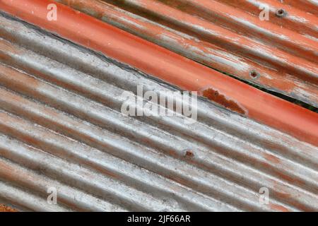 Industrial background metal surface. Grungy distressed rusty metal texture. Stock Photo