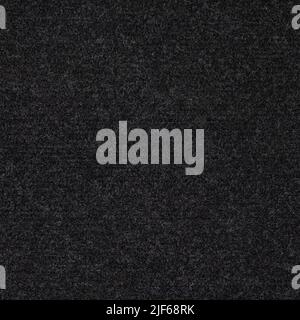 seamless texture and full-frame macro background of black synthetic car carpet Stock Photo