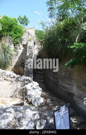 Zungri Vibo Valentia - Village rupestrian Stock Photo