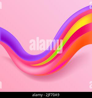 soft color wave texture modern elegant Stock Vector