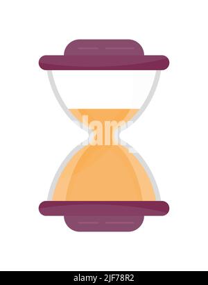 Hourglass icon vector for web design, logo, UI. Fast time, deadline, start counting of time are shown. Deadline, clock sign. Stock Vector