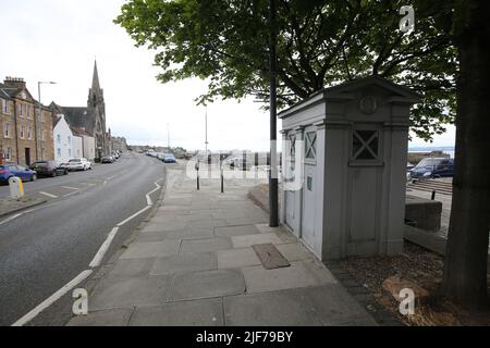 Police Box, Newhaven, Edinburgh, Scotland. UK Stock Photo