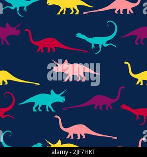 Lips kiss lips. Two lovers, vector illustration in flat style, cartoon vector illustration. Seamless camouflage with dinosaurs. Stock Vector