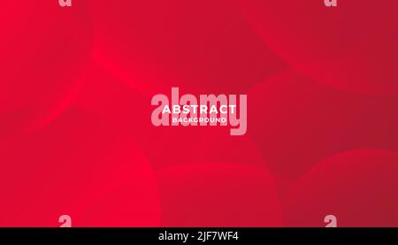 Minimal geometric background. Red elements with fluid gradient. Dynamic shapes composition. Eps10 vector Stock Vector