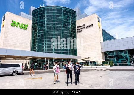 The city of Lisbon airport Humberto Delgado| La ville de Lisbonne aeroport Humberto Delgado Stock Photo