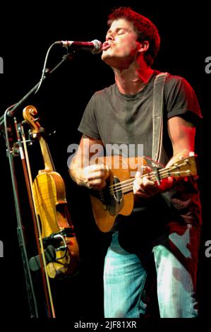 Seth Lakeman, V2006, Hylands Park, Chelmsford, Essex, Britain - 19 August 2006 Stock Photo