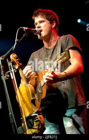 Seth Lakeman, V2006, Hylands Park, Chelmsford, Essex, Britain - 19 August 2006 Stock Photo