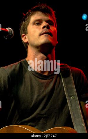 Seth Lakeman, V2006, Hylands Park, Chelmsford, Essex, Britain - 19 August 2006 Stock Photo