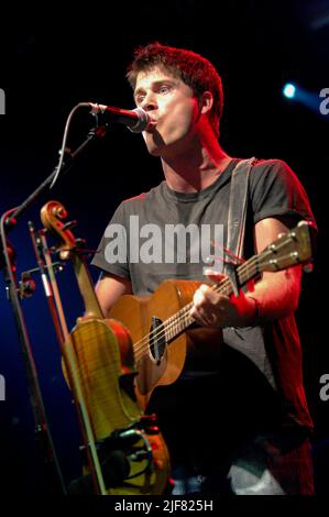 Seth Lakeman, V2006, Hylands Park, Chelmsford, Essex, Britain - 19 August 2006 Stock Photo