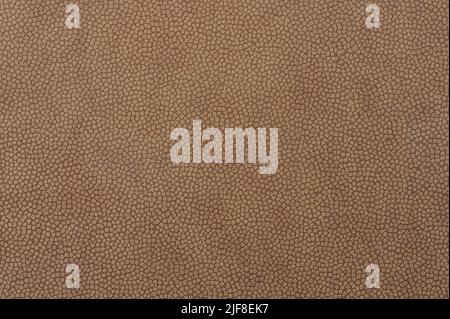 Brown leather square pattern surface. Seamless textile suede background Stock Photo