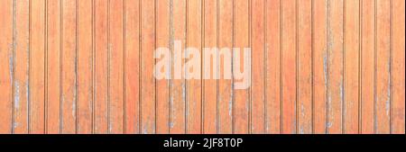 Panorama of wood plank brown texture and seamless background.Top view with copy space for any design. Stock Photo