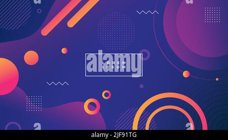 Abstract background and colorful shapes. Eps10 vector Stock Vector