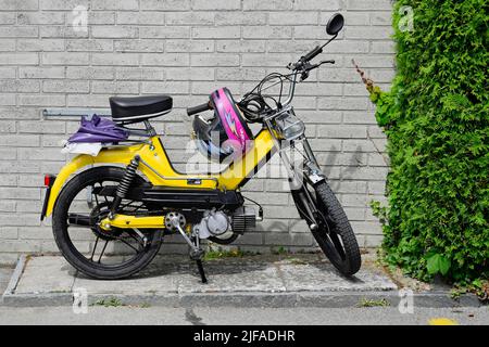 Moped Puch Maxi Stock Photo