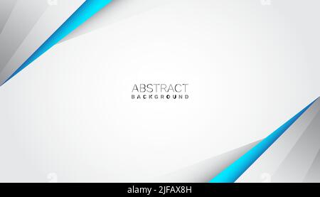 Elegant geometric blue and gray business abstract background. Eps10 vector Stock Vector