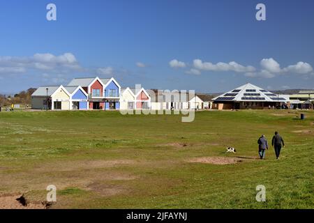 Shops and amenities at Dawlish Warren, South Devon. Stock Photo