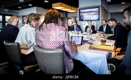 AMSTERDAM - Hassan Al Thawadi, secretary general of the organizing committee of the World Cup in Qatar, during a meeting in the Johan Cruijff Arena. ANP RAMON VAN FLYMEN