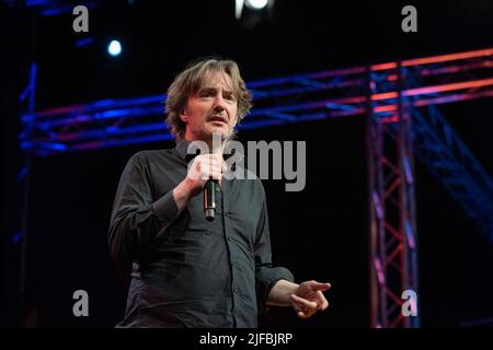 UK. Dylan Moran Performing Stand-Up Comedy. Credit: SJ/Alamy Stock Photo