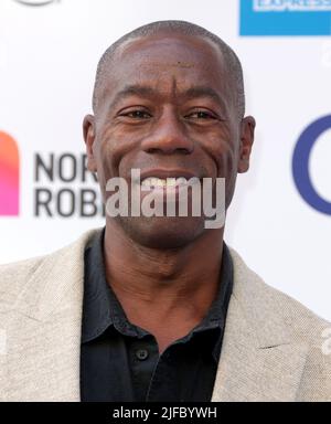 Jul 01, 2022 - London, England, UK - Andrew Roachford attending Nordoff Robbins O2 Silver Clef Awards 2022, Grosvenor House Hotel Stock Photo