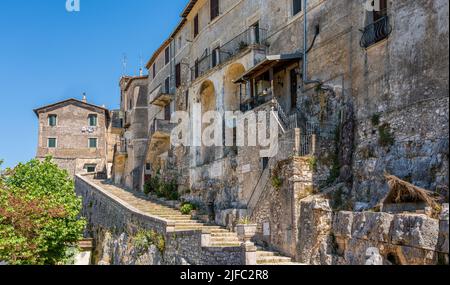 Scenic sight in Bassiano, beautiful little town in the province of Latina, Lazio, Italy. Stock Photo