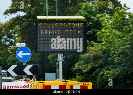 Silverstone, UK. 30th June, 2022. Track impression, F1 Grand Prix of Great Britain at Silverstone Circuit on June 30, 2022 in Silverstone, United Kingdom. (Photo by HIGH TWO) Credit: dpa/Alamy Live News Stock Photo