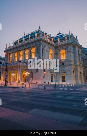 Hungarian State Opera House in Budapest, Hungary Stock Photo