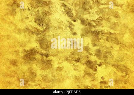 Japanese gold paper texture background, natural grunge canvas abstract, retro styled photography Stock Photo