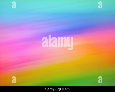 Natural outdoors  blurry effect green rolling hills and blue sky with  sunset in summer field. Stock Photo