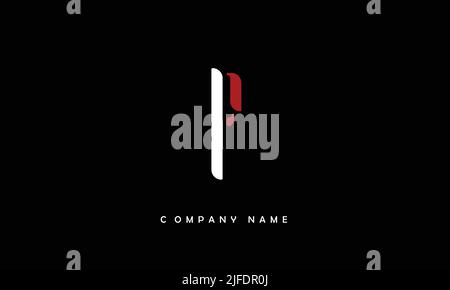 LF, FL Abstract Letters Logo Monogram Stock Vector
